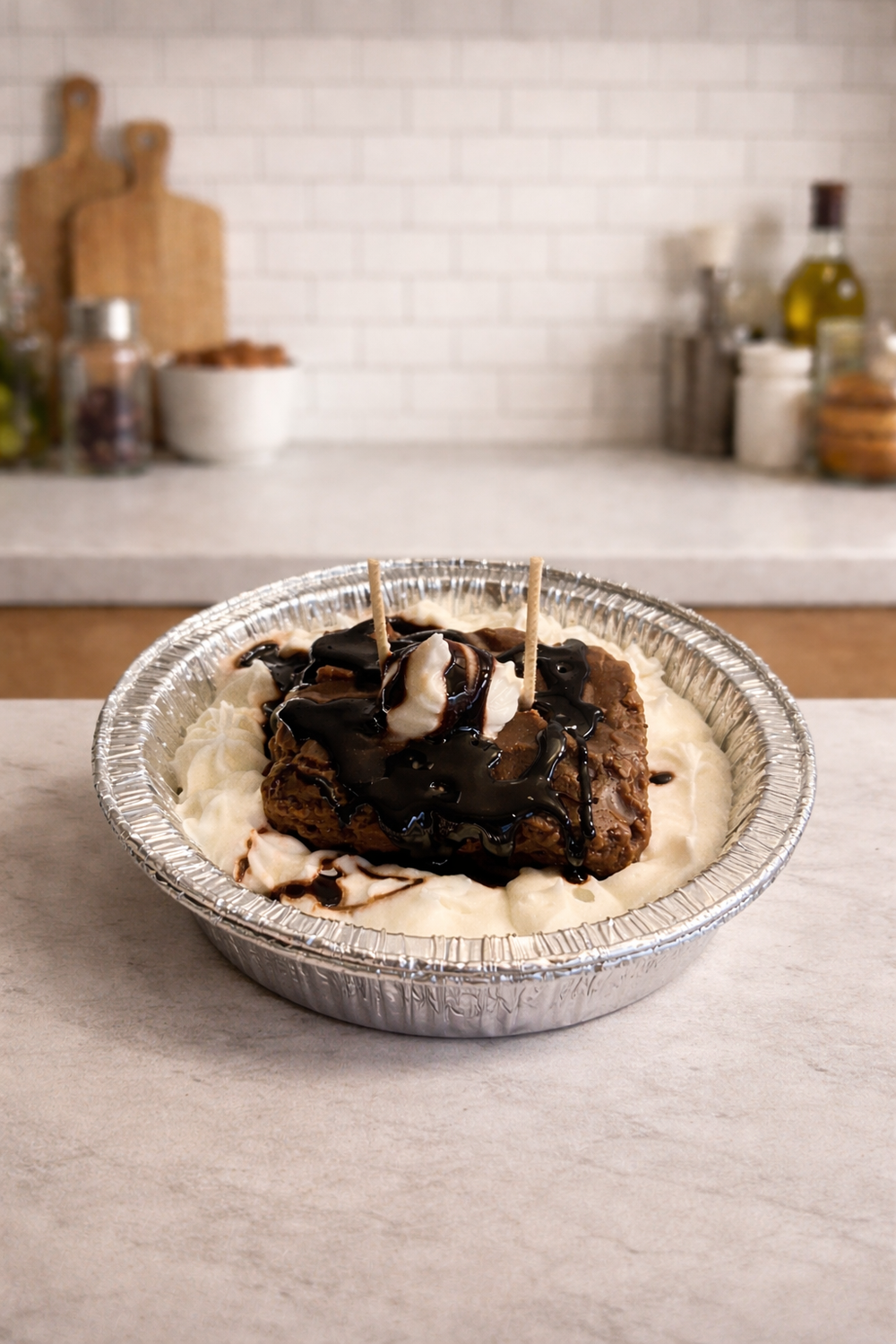 Warm Fudge Brownie